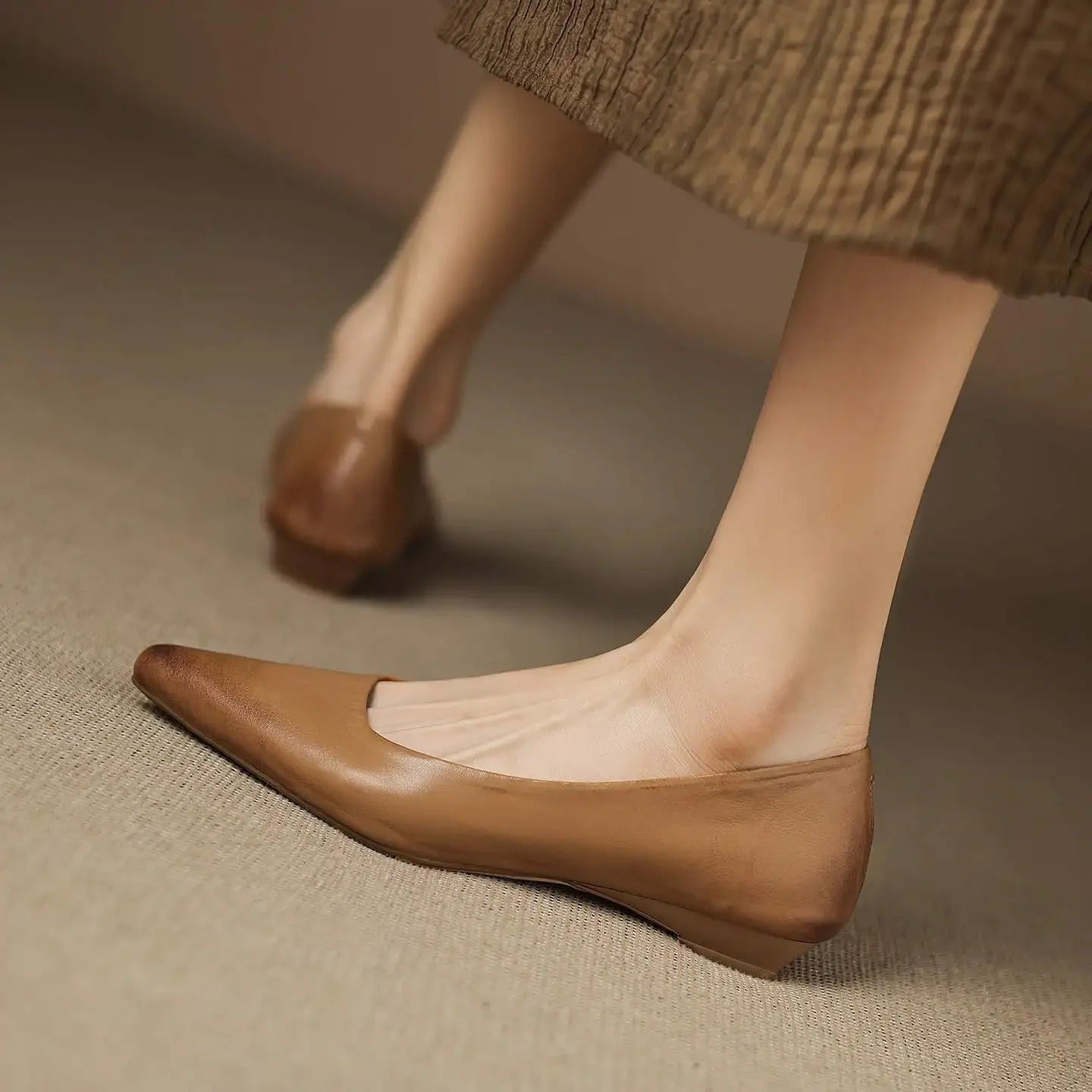 Olavi Escote en Piel