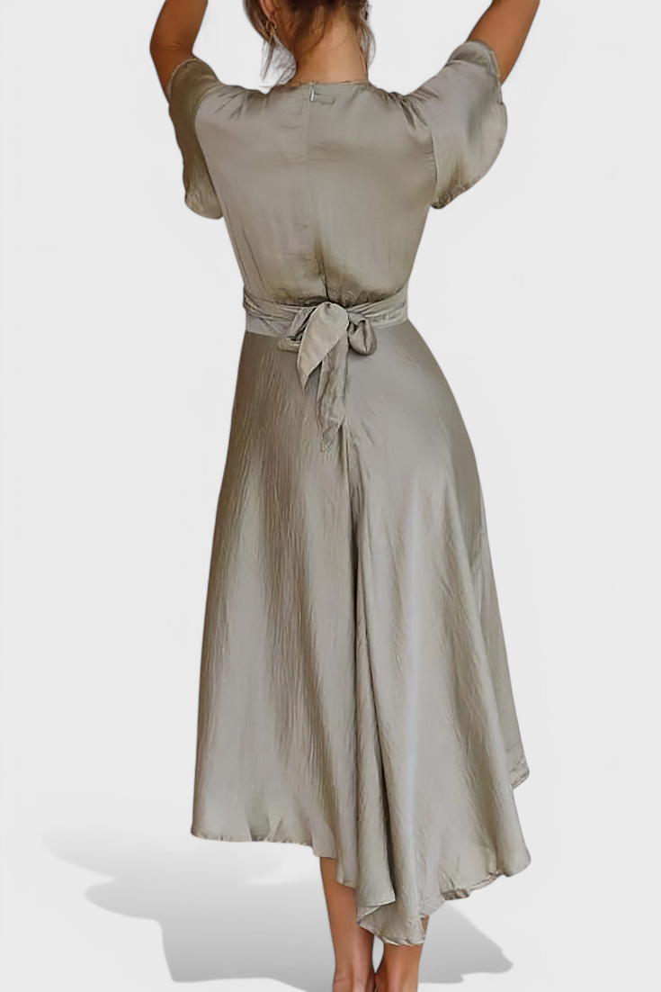 Franzi Vestido Elegante con Escote en V