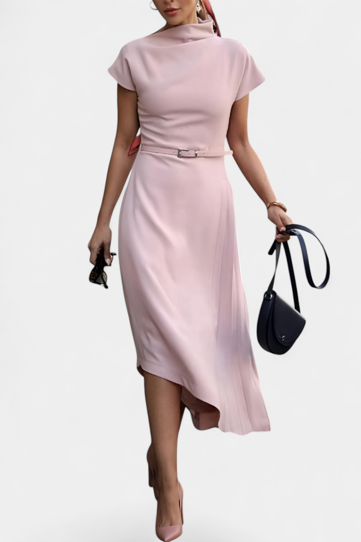 Florence Vestido Asimétrico de Estilo Urbano